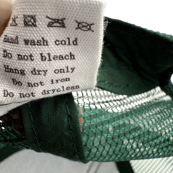 Jameson Logo Snapback Trucker Hat –Emerald Green Mesh Adjustable Cap Minimalist - Picture 10 of 12